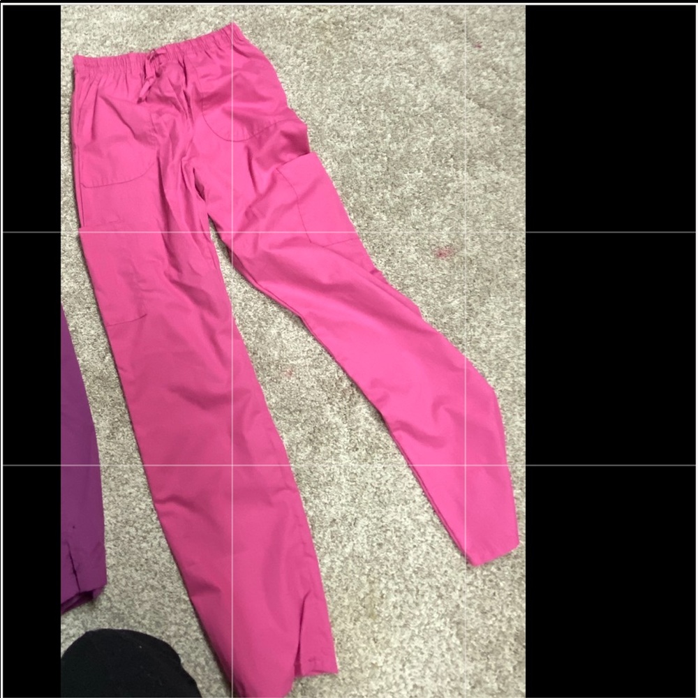 Pink scrubs bottoms